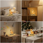 Personalized Pet Photo LED Night Light, Custom Memorial Keepsake