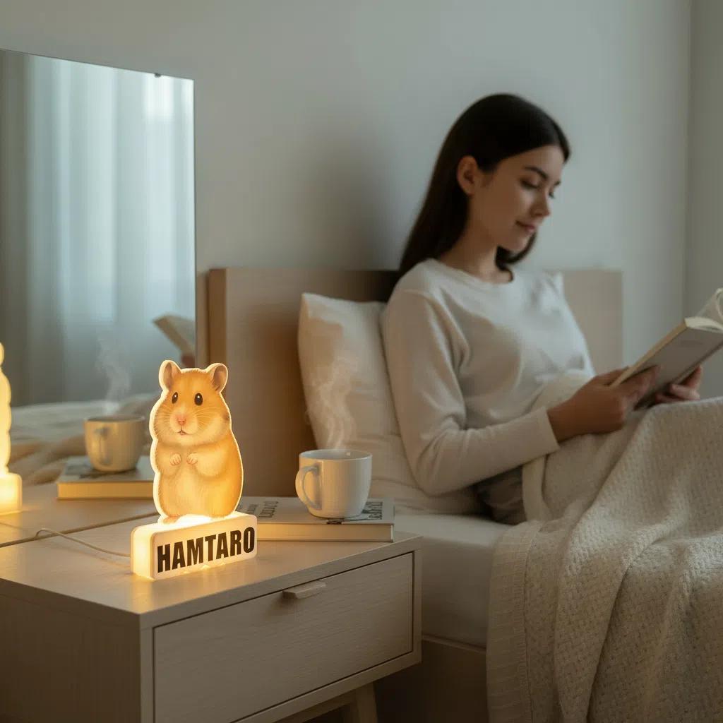 Personalized Pet Photo LED Night Light, Custom Memorial Keepsake